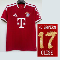 26-27 Bayern Home OLISE #17 Fans Soccer Jersey (HK Special Edition)