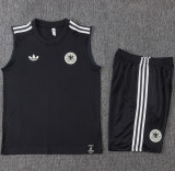26-27 Germany Dark gray Tank top and shorts suit #D26065
