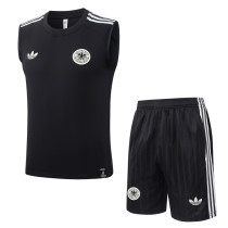 26-27 Germany Dark gray Tank top and shorts suit #D26065