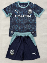 26-27 Marseille Away Kids Soccer Jersey