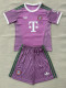 26-27 Bayern Purple Goalkeeper Kids Soccer Jersey