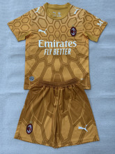 26-27 ACM Yellow Goalkeeper Kids Soccer Jersey