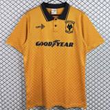 1990-1991 Wolves Home Retro Soccer Jersey