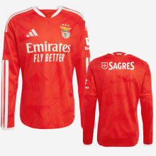 26-27 Benfica Home Long Sleeve Soccer Jersey (长袖)