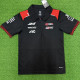 2026 F1 Haas Black Polo Racing Suit (Football Jersey Size)(有领)