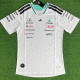 2026 Mercedes White T-Shirts Racing Suit (Slim-fit style)(圆领)球员