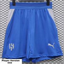 26-27 Al-Hilal Home Player Version Shorts Pants(球员短裤)