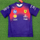 2026 Ferrari Red Blue T-Shirts Racing Suit (Football Jersey Size)(圆领)
