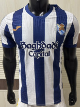 26-27 Real Sociedad Home Player Version Soccer Jersey