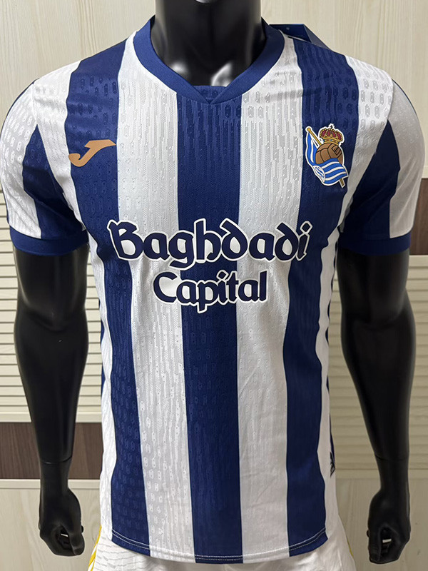 26-27 Real Sociedad Home Player Version Soccer Jersey