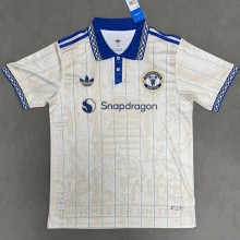 26-27 Man Utd Beige Polo Short Sleeve