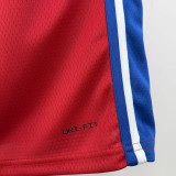 22-23 76ERS BROWN #7 Red Top Quality Hot Pressing NBA Jersey (Trapeze Edition) 飞人版
