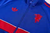 26-27 Man Utd Fancy blue Jacket Tracksuit #07