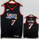25-26 76ERS BROWN #7 Black Top Quality Hot Pressing NBA Jersey (V领)