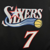 25-26 76ERS BROWN #7 Black Top Quality Hot Pressing NBA Jersey (V领)