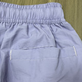 D901 TNF Purple Casual Short Pants