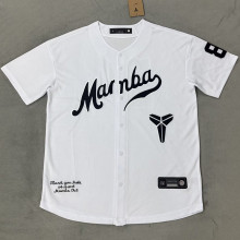 26-27 Mamba  # 24 White Casual Edition Baseball Jersey