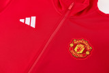 26-27 Man Utd Red Jacket Tracksuit #01