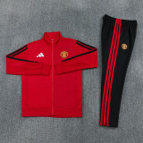 26-27 Man Utd Red Jacket Tracksuit #01