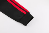 26-27 Man Utd Black Jacket Tracksuit #01
