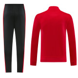26-27 Man Utd Red Jacket Tracksuit #01