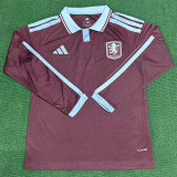 26-27 Aston Villa Home Long Sleeve Soccer Jersey (长袖)