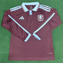 26-27 Aston Villa Home Long Sleeve Soccer Jersey (长袖)