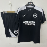 26-27 Brighton Black Training Short Suit