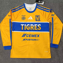 26-27 Tigres UANL Home Long Sleeve Soccer Jersey (长袖)