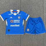 26-27 Cruz Azul Home Kids Soccer Jersey