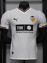 26-27 Valencia Home Player Version Soccer Jersey