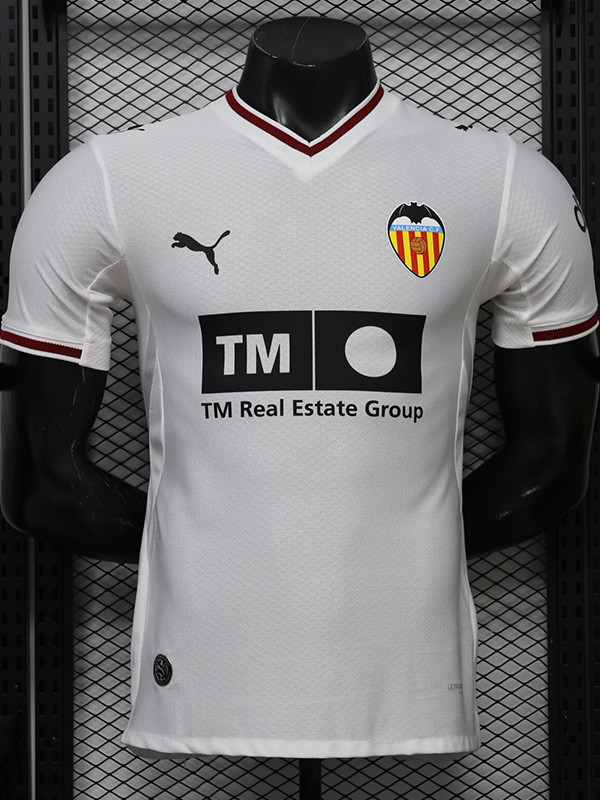 26-27 Valencia Home Player Version Soccer Jersey