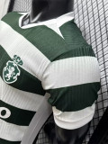 26-27 Sporting Lisbon Home Player Version Soccer Jersey
