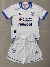 26-27 Cruz Azul Away Kids Soccer Jersey