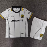 26-27 Wolves Away Kids Soccer Jersey