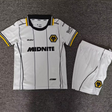 26-27 Wolves Away Kids Soccer Jersey