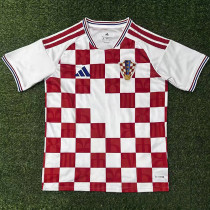 26-27 Croatia Red Fans Soccer Jersey (ad)