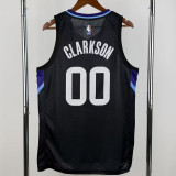 JAZZ CLARKSON #00 Black Top Quality Hot Pressing NBA Jersey (Trapeze Edition) 飞人版