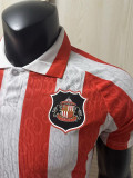 26-27 Sunderland Home Player Version Soccer Jersey