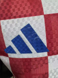 26-27 Croatia Red Player Version Soccer Jersey (ad)