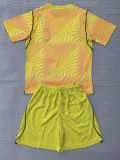 26-27 INT Yellow Goalkeeper Kids Soccer Jersey