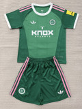 26-27 Newcastle Green Goalkeeper Kids Soccer Jersey