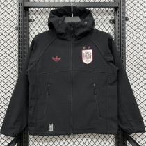 26-27 Spain Black Outdoor Jackets #K8801冲锋衣