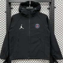 26-27 PSG Jordan Black Outdoor Jackets #K8802冲锋衣