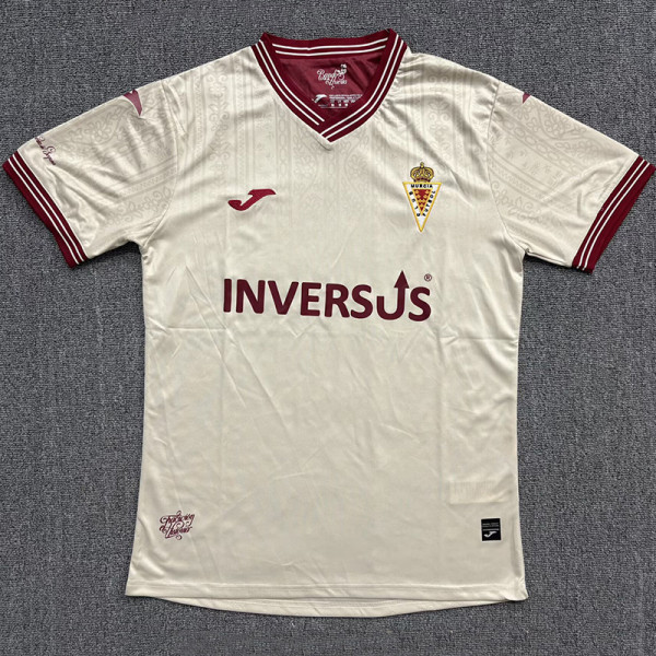 26-27 Real Murcia Home Fans Soccer Jersey
