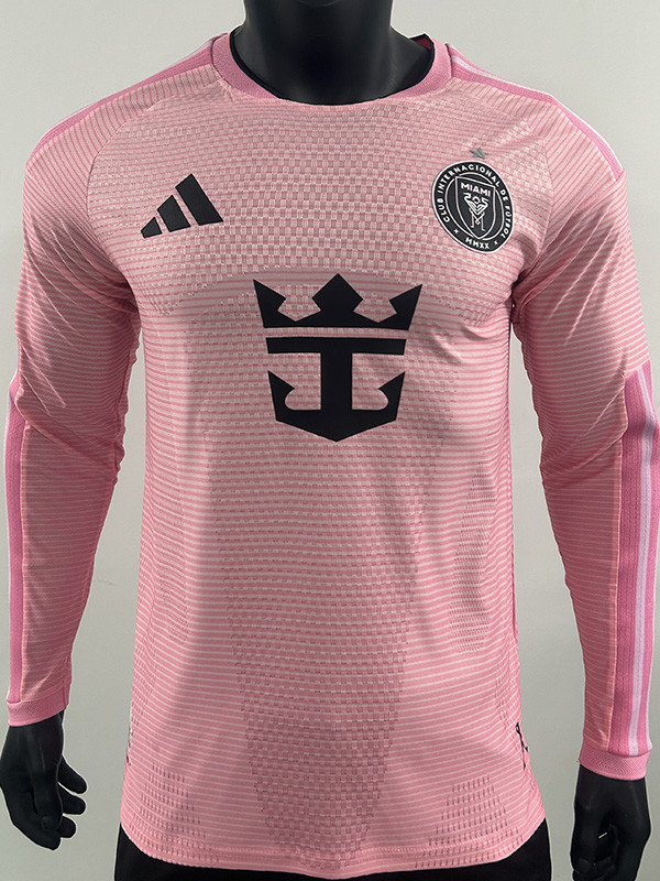 26-27 Inter Miami Home Long Sleeve Player Version Soccer Jersey (长袖球员)