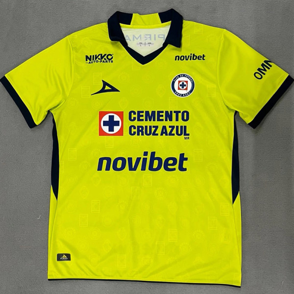 26-27 Cruz Azul Fluorescent Yellow Goalkeeper Soccer Jersey