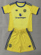 26-27 Man Utd Yellow Goalkeeper Kids Soccer Jersey