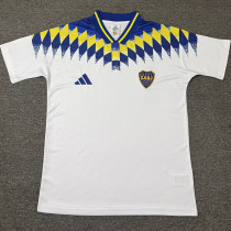 26-27 Boca Juniors White Casual Training Shirts