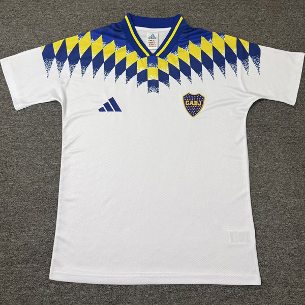 26-27 Boca Juniors White Casual Training Shirts